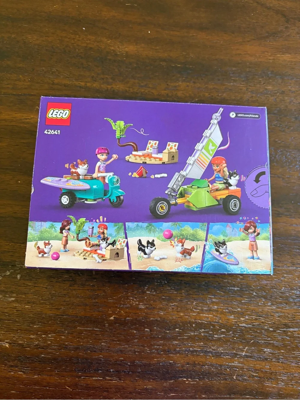 LEGO Friends 42641 Surfing Dogs and Scooter Adventure 113 Pieces
